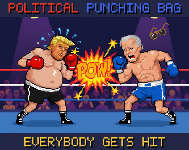 Key art: two fighters trade punches under the title